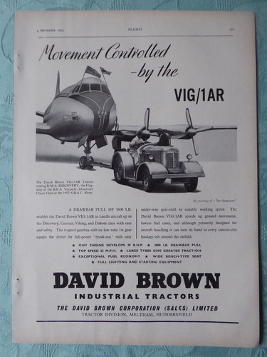1953 pub tracteur david - 9/1953,