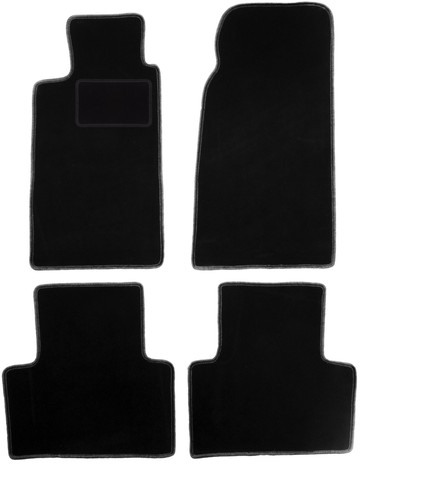 Tapis sol velours noir - sol, en