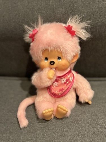 Peluche kiki rose monchhichi - peluche,