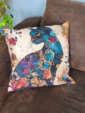 Housse de coussin chat  45X45 cm