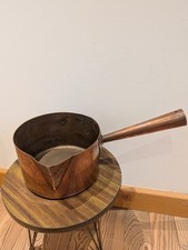 E. DEHILLERIN Paris ancienne casserole à sucre en cuivre French Copper Sugar Pan