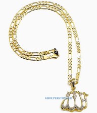 Allah Neuf Pendentif Collier