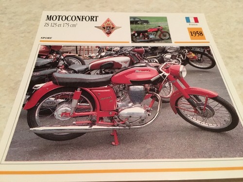 Carte moto motoconfort 125 - carte,