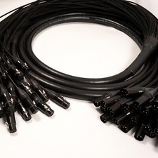 Van Damme Noir Series Multicore Loom Scene Câble Multipaire Symetrique XLR Mâle