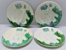 *4 ASSIETTES à ASPERGES