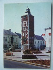 CPA 59 Pont sur Sambre Beffroi carte postale Nord tour auto Citroën 2CV 1000kg