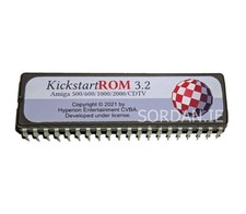 Autocollant arrondi Amiga