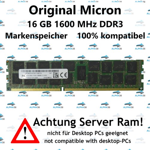Rdimm ecc reg - reg, ddr3-1600