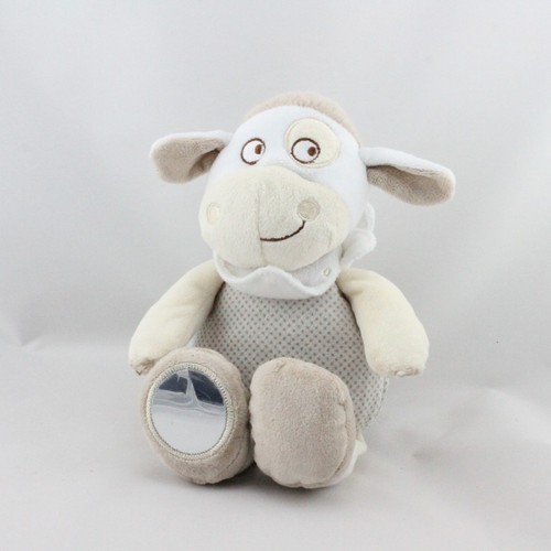 Doudou vache beige - , gris