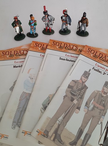 Lot soldats en plomb - de, 5