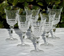 Service de 6 verres à vin