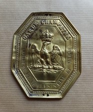 Plaque De Brassard De Garde Champêtre, Ameling Graveur.