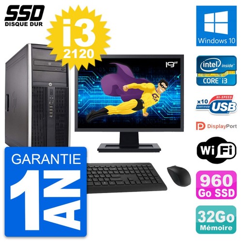 Tour elite 8300 ecran - pc, hp