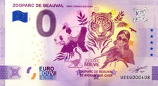 41 BEAUVAL Zooparc, N° de la 5ème liasse, 2021, Billet Euro Souvenir