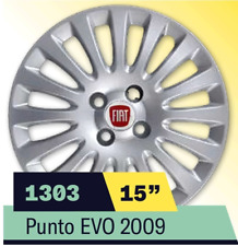 LOT DE 4 ENJOLIVEURS 15'' POUR FIAT PUNTO EVO 2009 09 1303