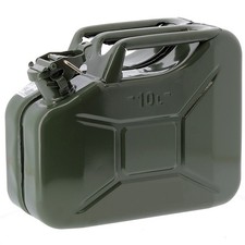 Jerrican essence en métal -