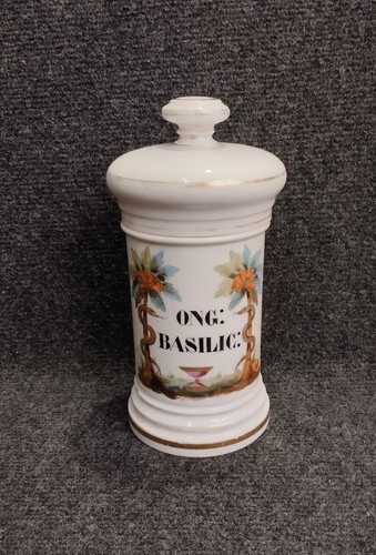 Ancien pot pharmacie ong - ancien,