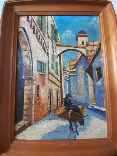 Tableau huile sur - , toile 