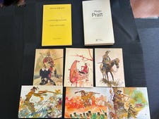 Lot 6 cartes « Indiens » Aedena 1984 + 2 livres  Hugo Pratt /Eddy Devolder