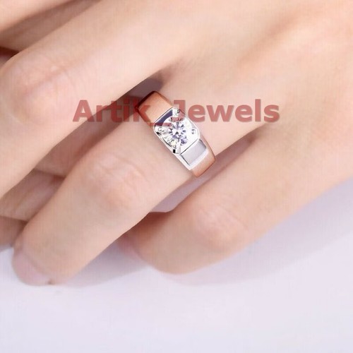 Moissanite avec plaqué - moissanite, or