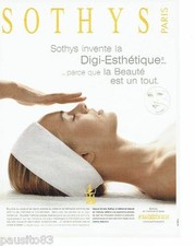 PUBLICITE ADVERTISING 116  2002   Sothys   la digi-esthétique  en institut & spa