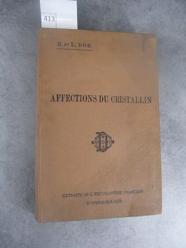 Dor affections du - h.et, l.