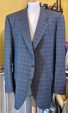 Veste homme classique Prince de Galles gris / bleu XXL