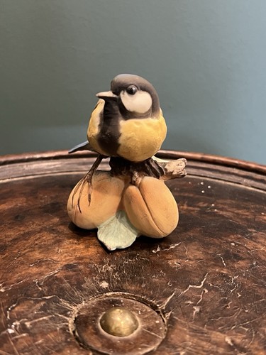 Antique painted porcelain bird - antique,