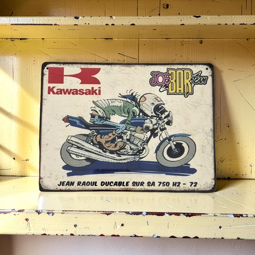 Plaque métal vintage joe bar - plaque,