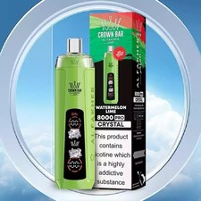 Puff Al Fakher Crown Bar Crystal Dual Mode 8000 Crystal