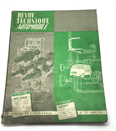 Revue technique automobile - revue,