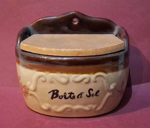 Boite sel terre cuite - sel,