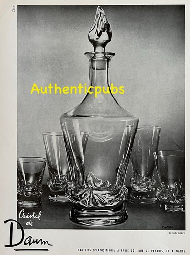 Publicite cristal daum - cristal,