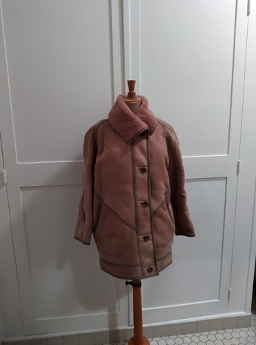 Veste mouton femme beige - veste,