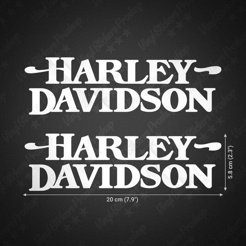 Stickers harley glossy - 2, 8"