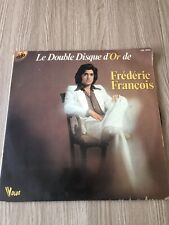 DOUBLE DISQUE D’OR DE FRÉDÉRIC FRANÇOIS DOUBLE VYNIL LP 33 TOURS RARE