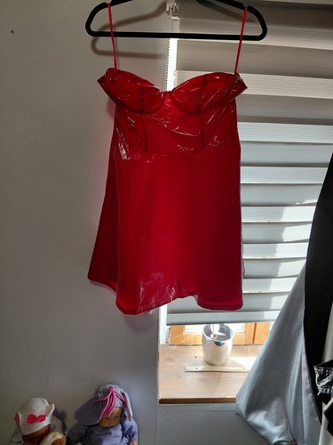 Robe bustier vinyle shein - robe,