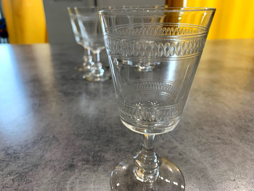 Verres cristal soufflé - verres, en