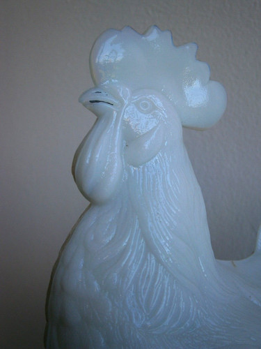 Coq opaline moulé boite - coq,
