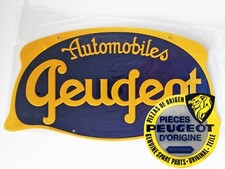 Plaque publicitaire en métal