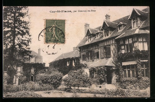 Cpa cuy fiacre vue - cpa, cuy-st-fiacre,