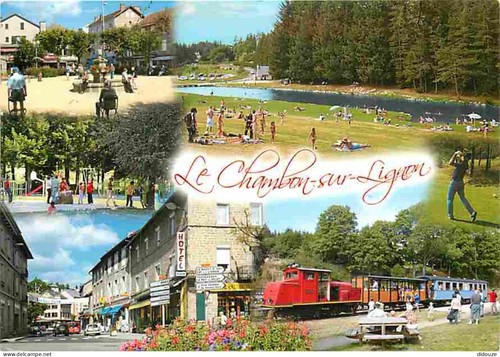 Carte postale trains petit - carte,