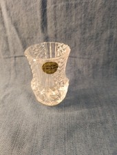 Joli Petit Vase En Cristal D'Arques France Hauteur 8cm. TBE.