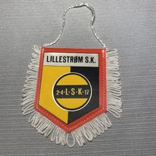 Fanion Lillestrom SK Lsk Foot Football Pennant Wimpel Vintage Soccer Collection