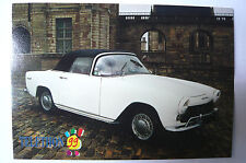 SIMCA Océane 1960 Carte postale téléthon 99 Voeux collection Rétromobile vintage