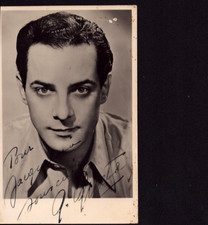 ARTISTE CINEMA / GEORGES GUETARY carte dédicacée manuscrite ... pour Jacqueline