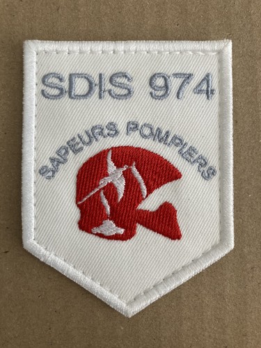 Ecusson pompiers sdis - pompiers, 974