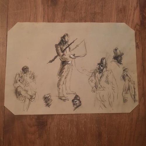 Dessin ancien portrait - dessin,
