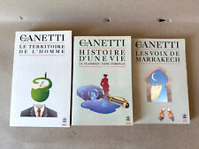 Elias Canetti * Lot de 3