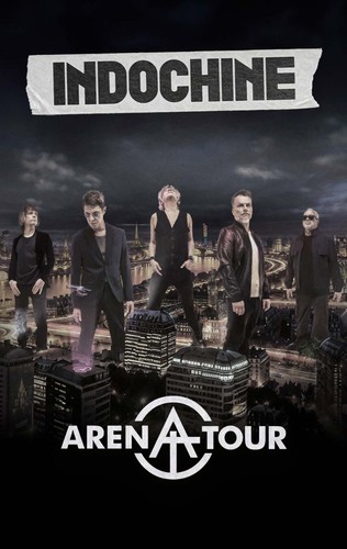 Indochine arena tour - -, affiche